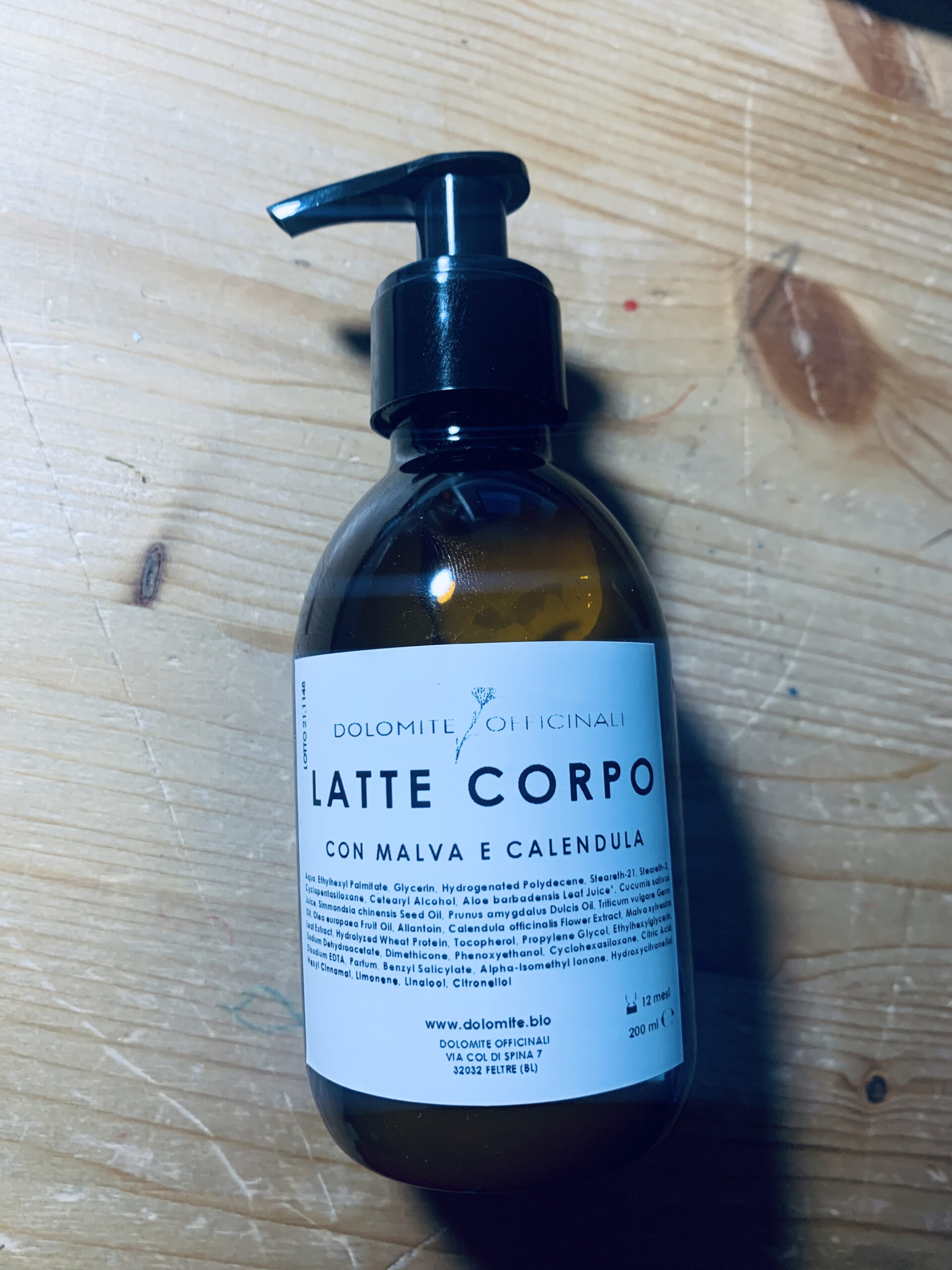 Latte corpo malva e calendula